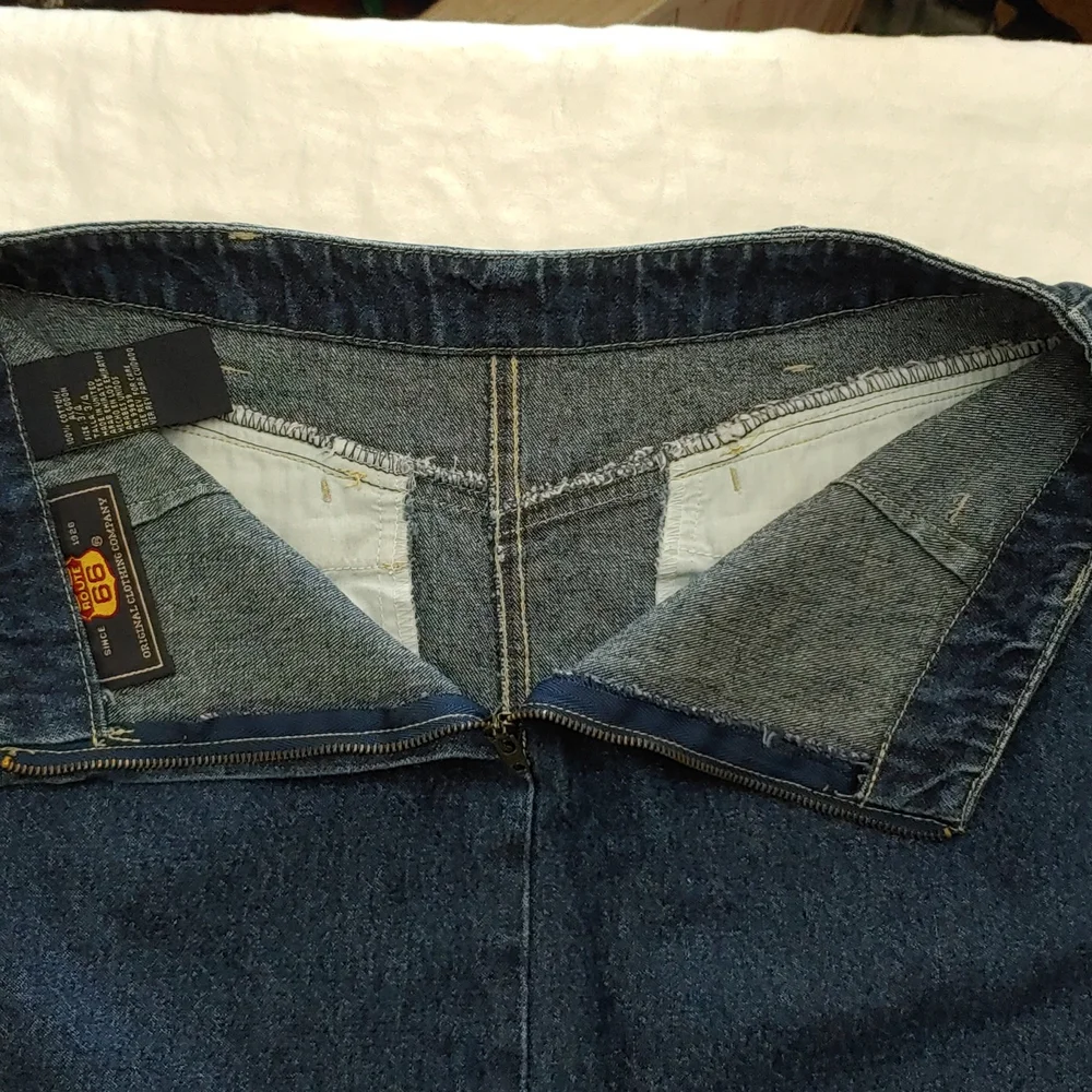 Route 66 Denim Skirt